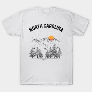 North Carolina State Vintage Retro T-Shirt